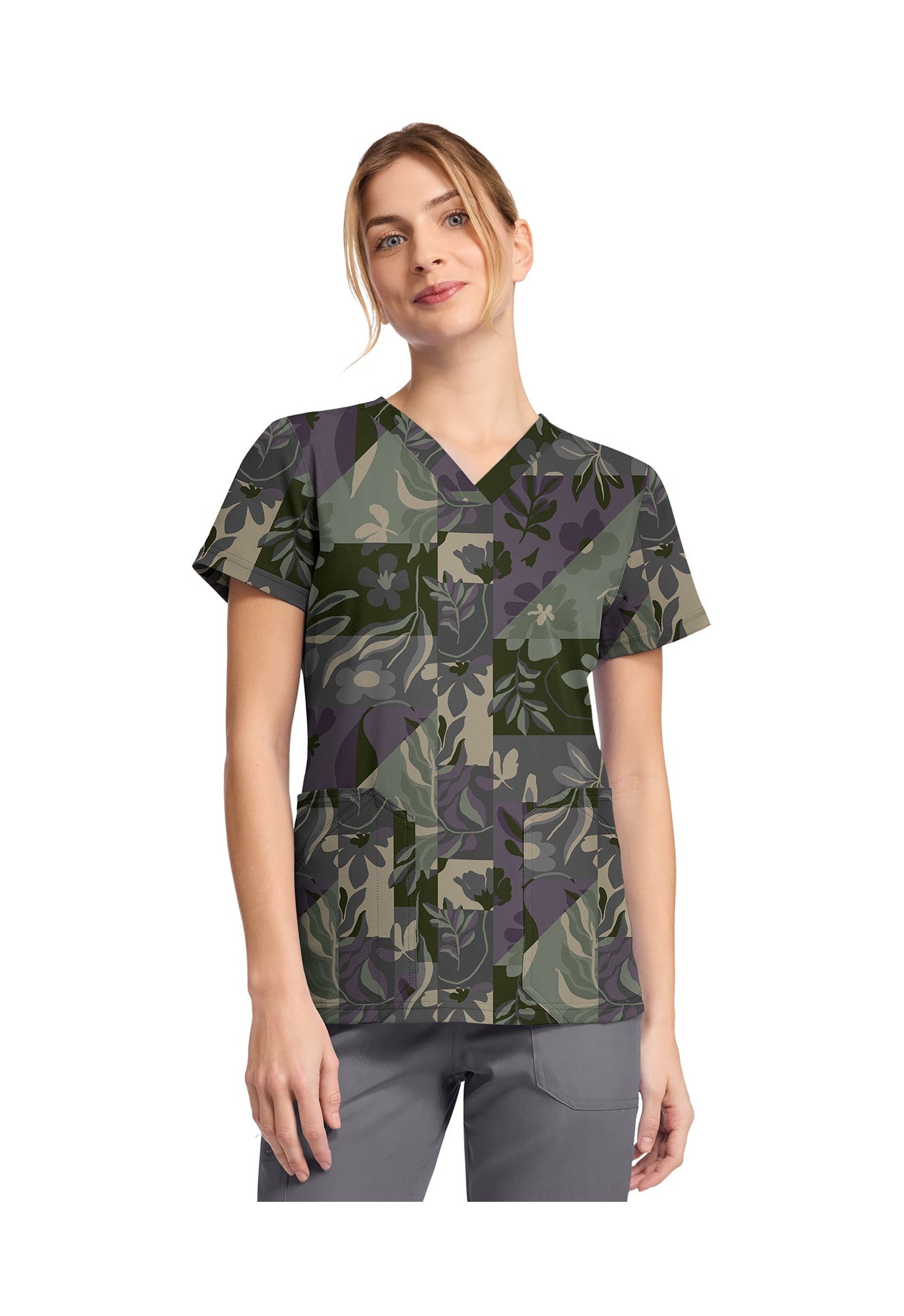 Top clínico Dickies DK667 mujer estampado FOGE