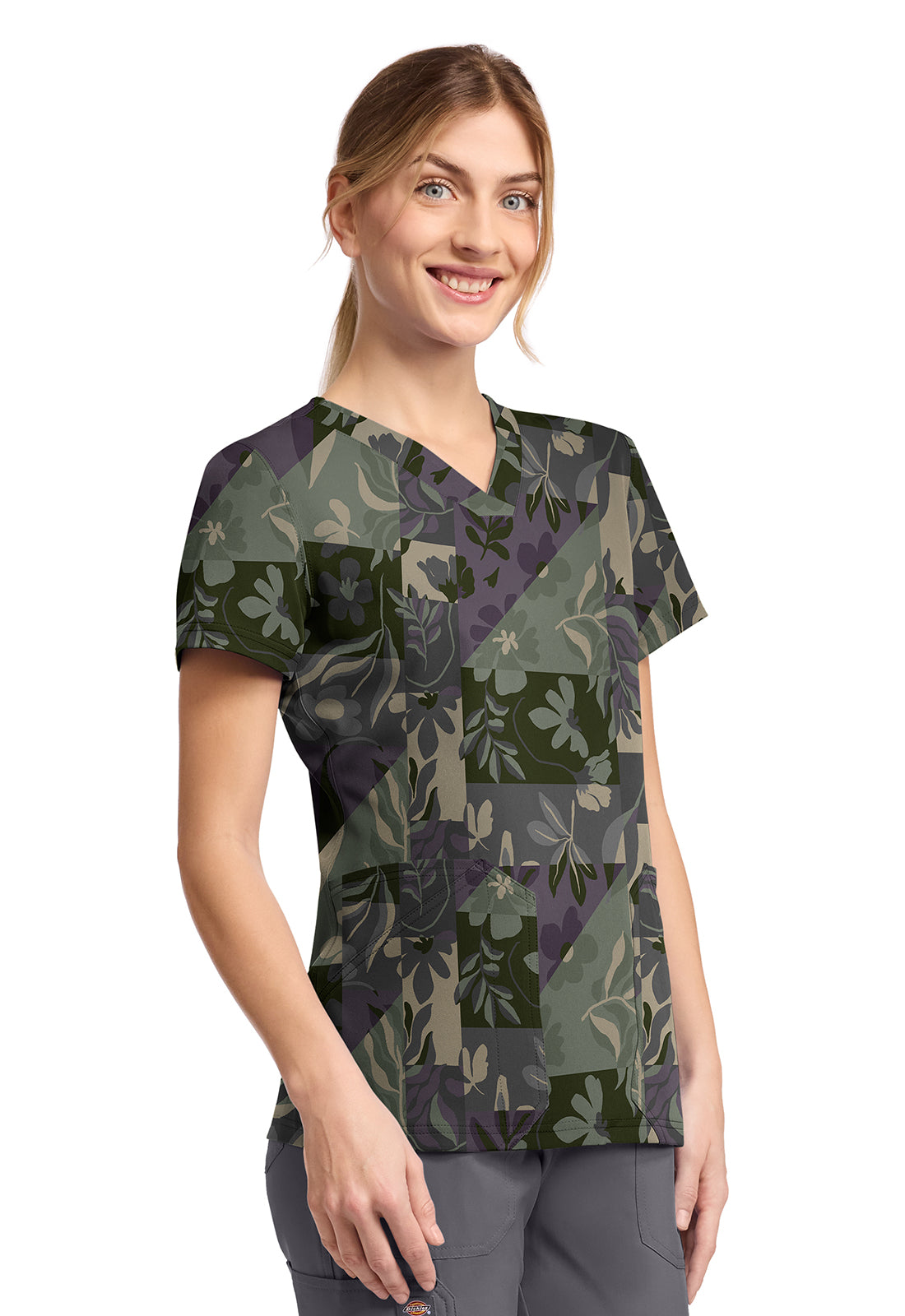 Top clínico Dickies DK667 mujer estampado FOGE - vista 2