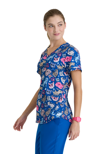 Skechers SKT021 Top Clínico Mujer Estampado ILKT
