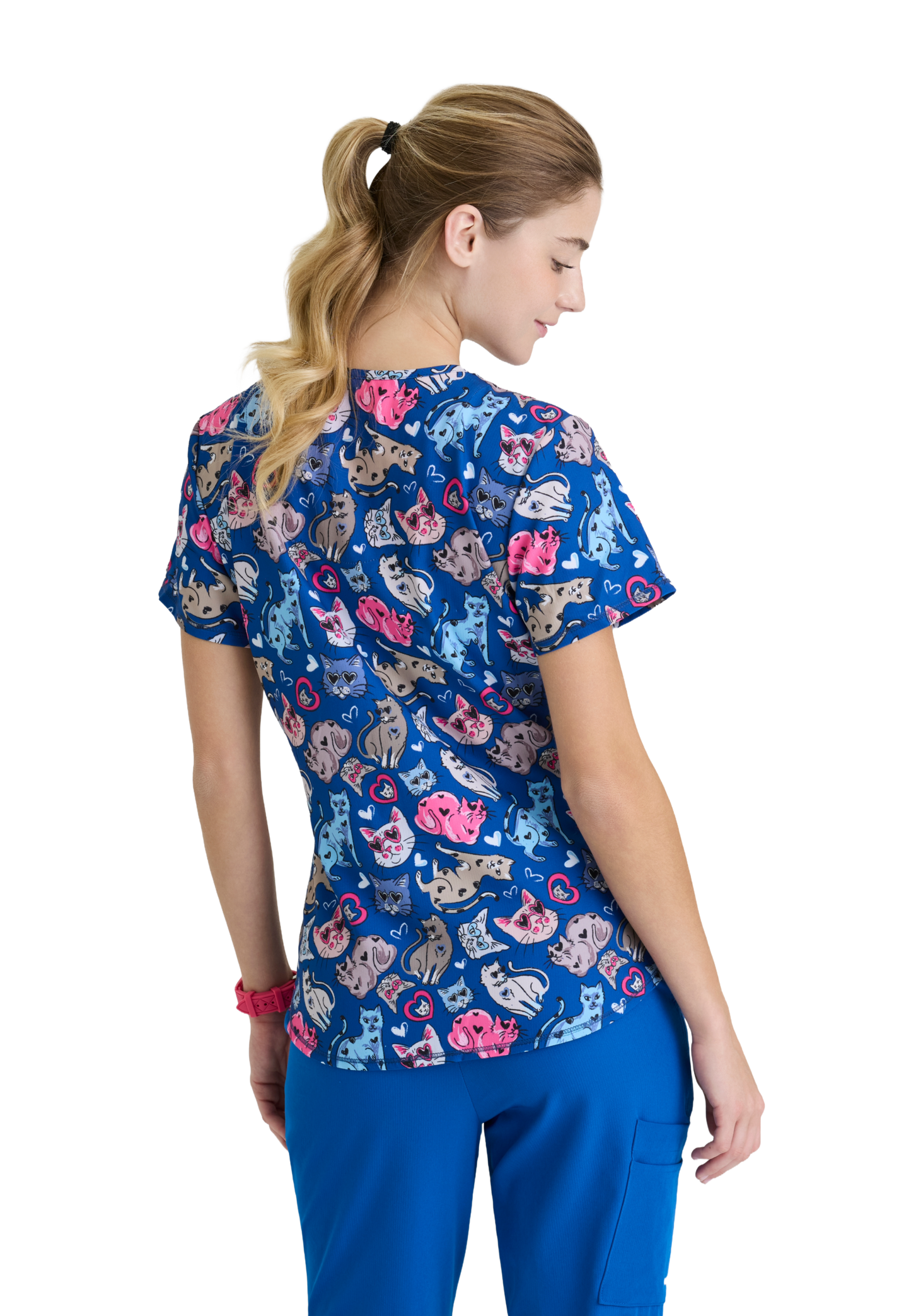 Skechers SKT021 Top Clínico Mujer Estampado ILKT