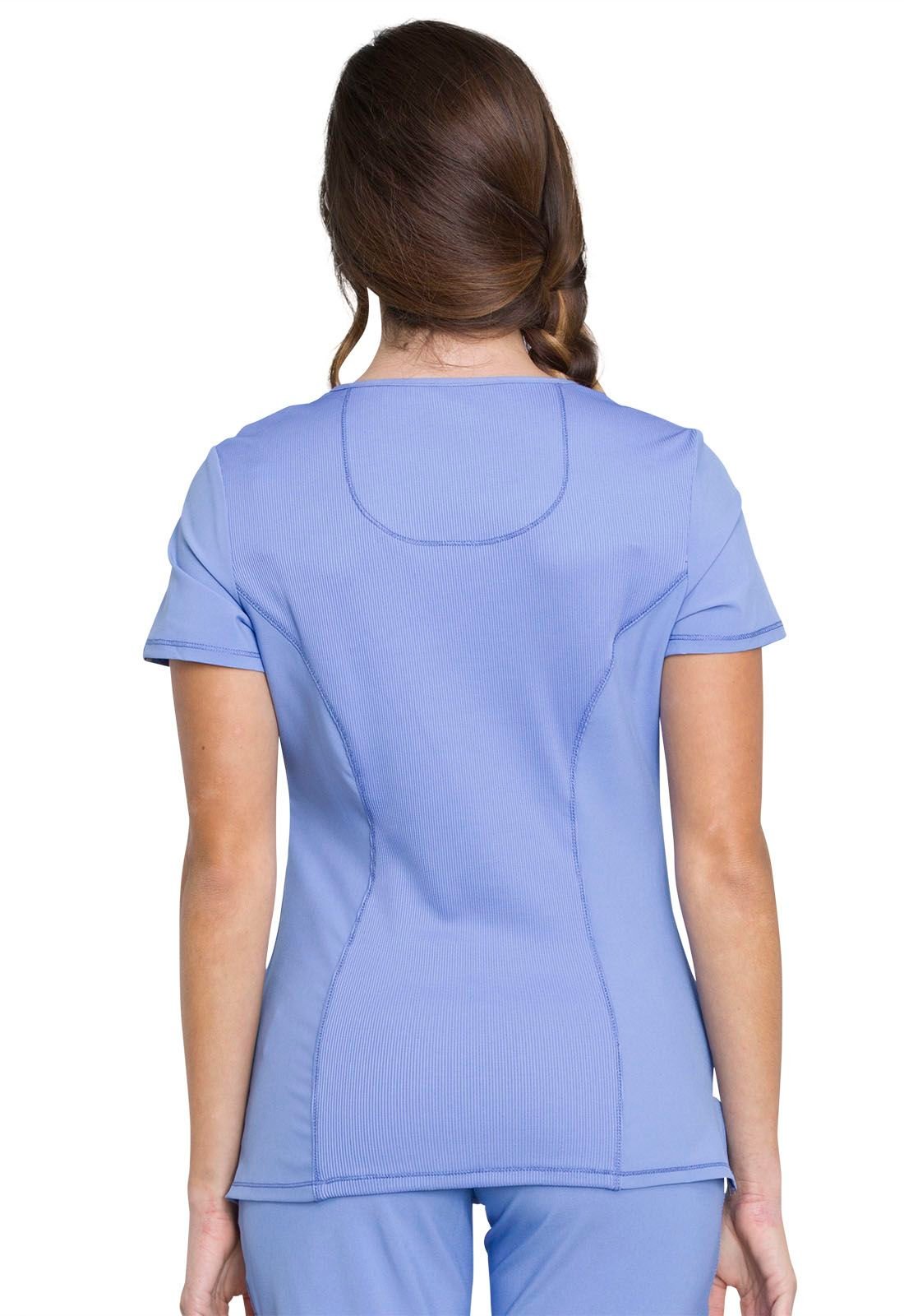 Top clínico Cherokee Infinity 2625A mujer liso - vista 2