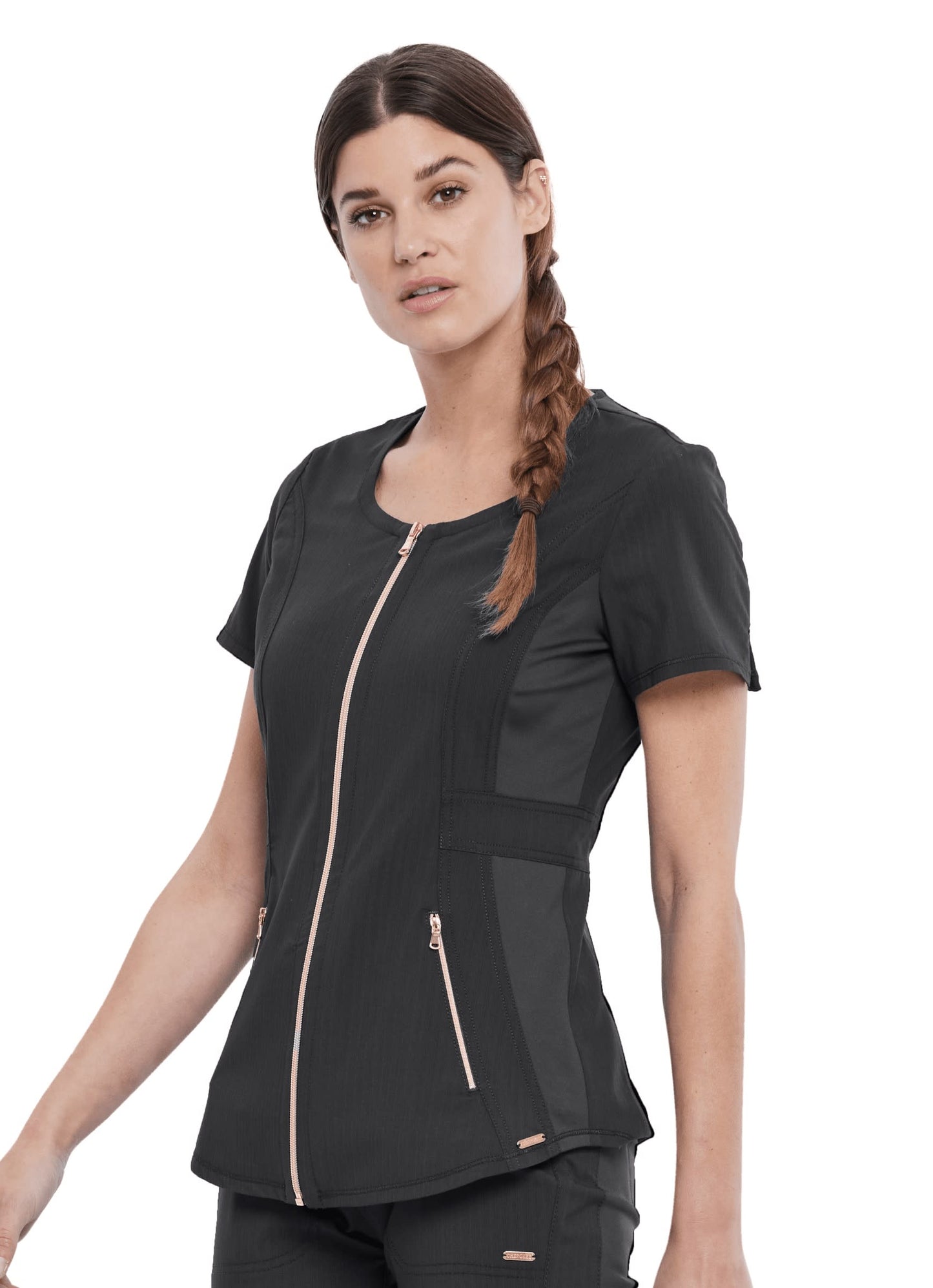 Top clínico Cherokee Statement CK915 mujer liso - vista 2