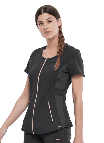 Top clínico Cherokee Statement CK915 mujer liso - vista 2