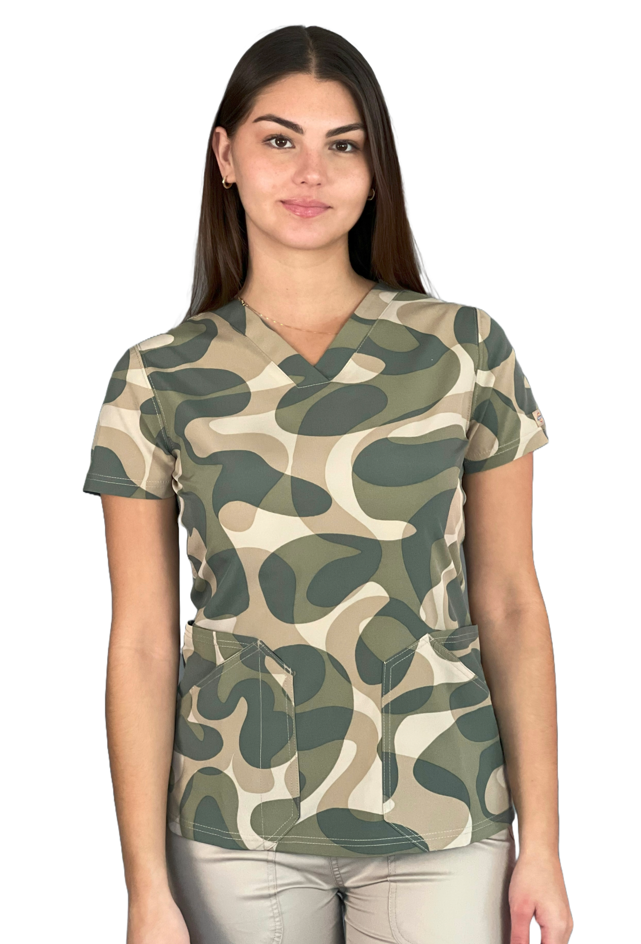 Top clínico Dickies DK667 mujer estampado ATCA - vista 2
