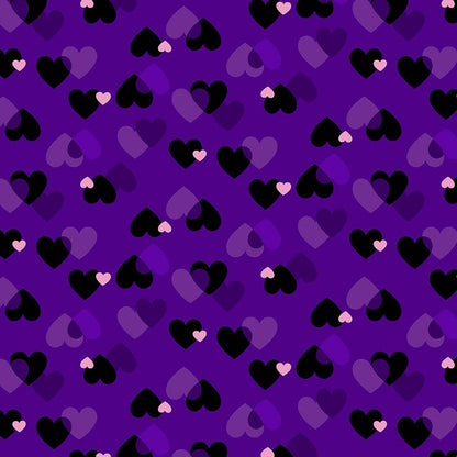 Top clínico MedCouture MC8564 mujer estampado TWHT fondo morado - detalle
