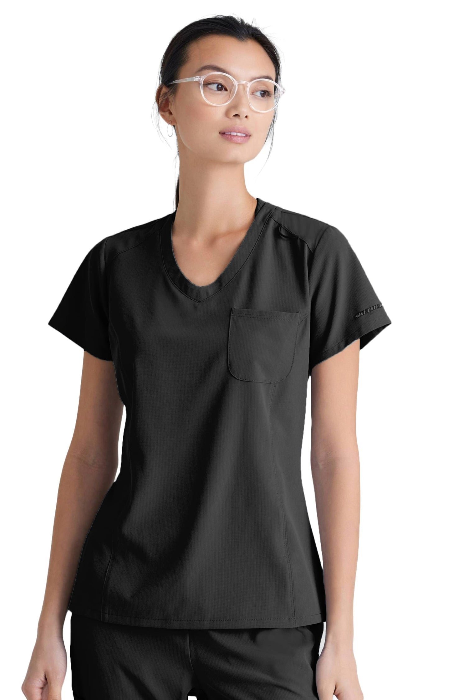 Top clínico Skechers SKT147 mujer liso - vista 2