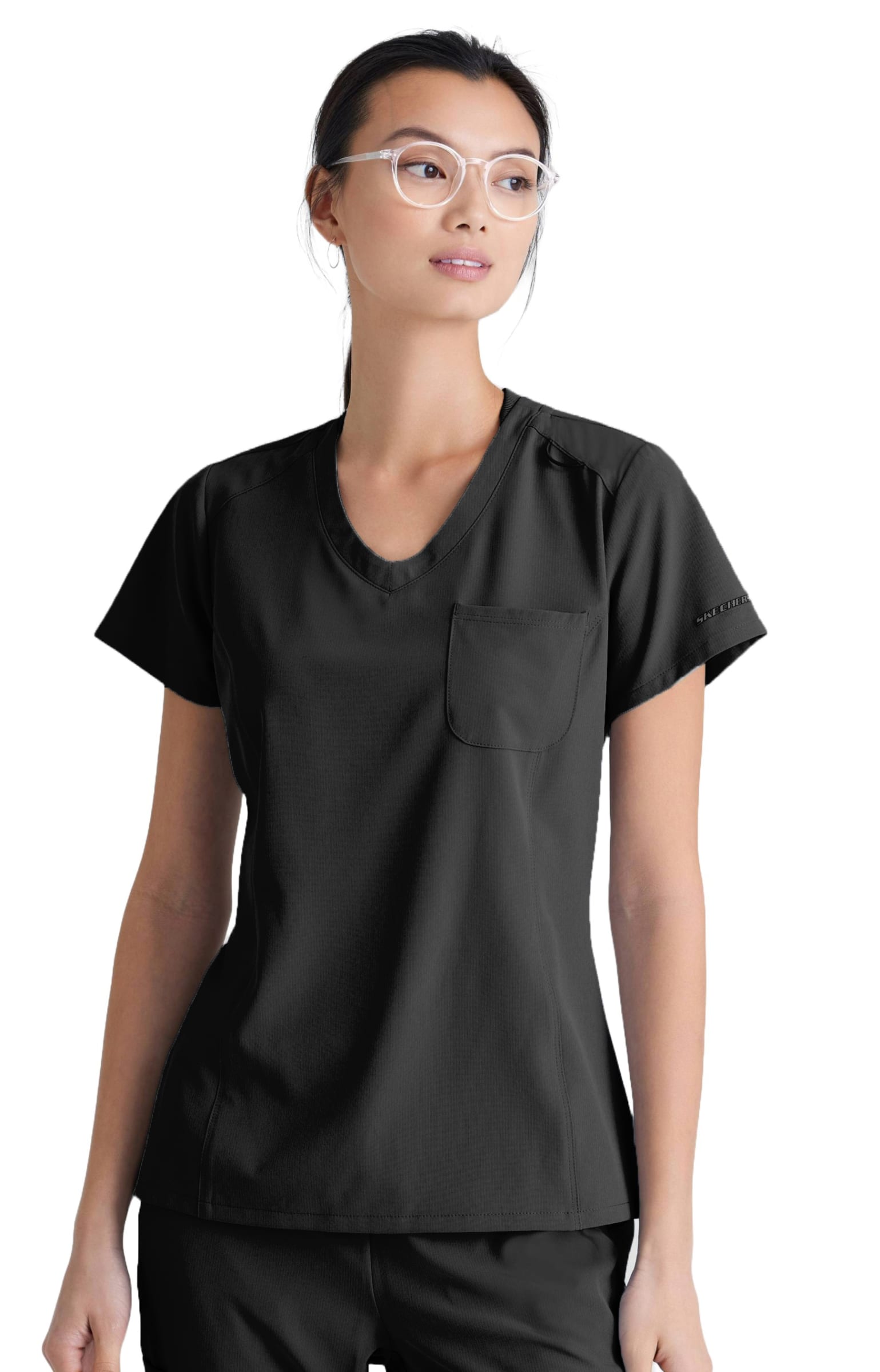 Top clínico Skechers SKT147 mujer liso - vista 2