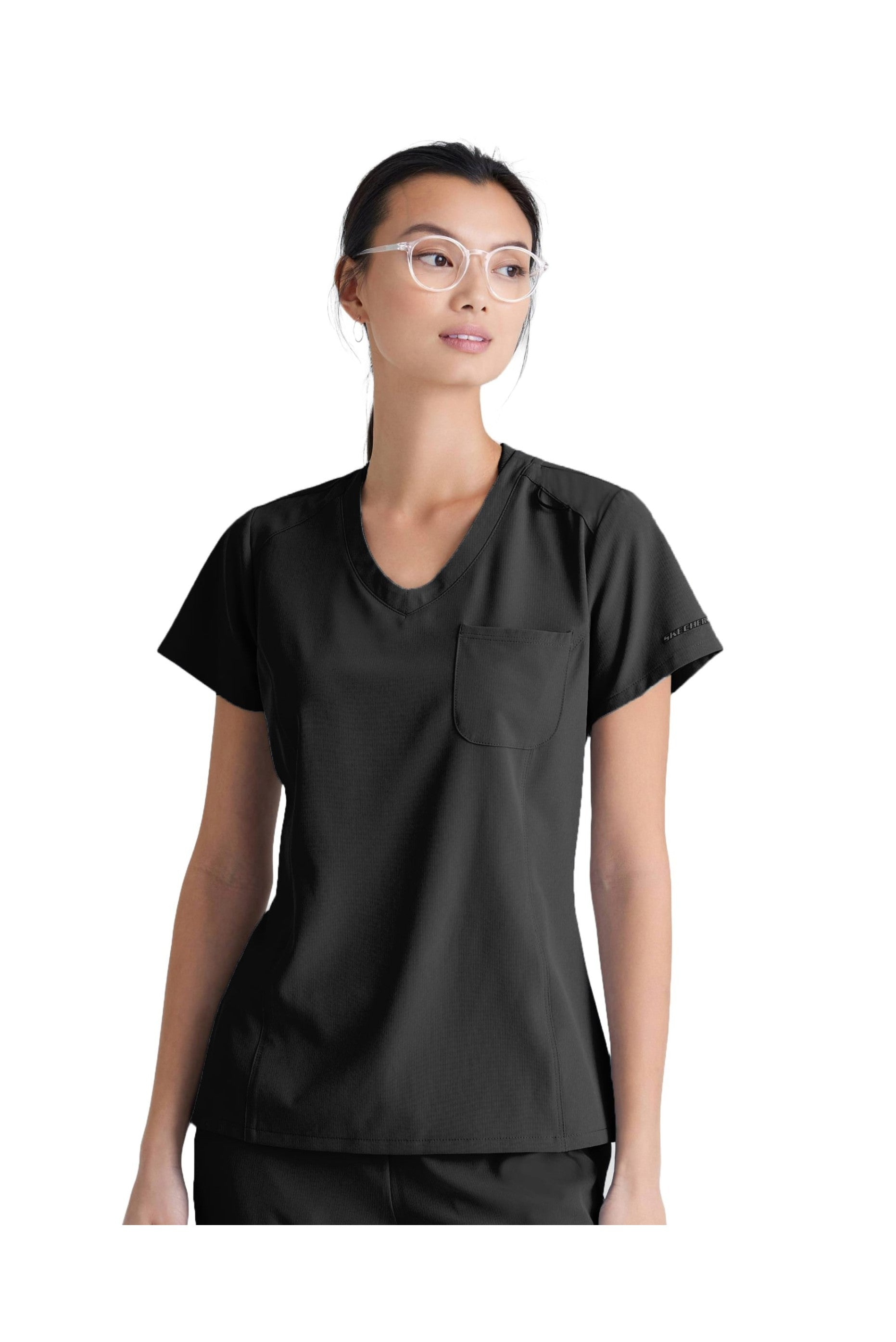 Top clínico Skechers SKT147 mujer liso